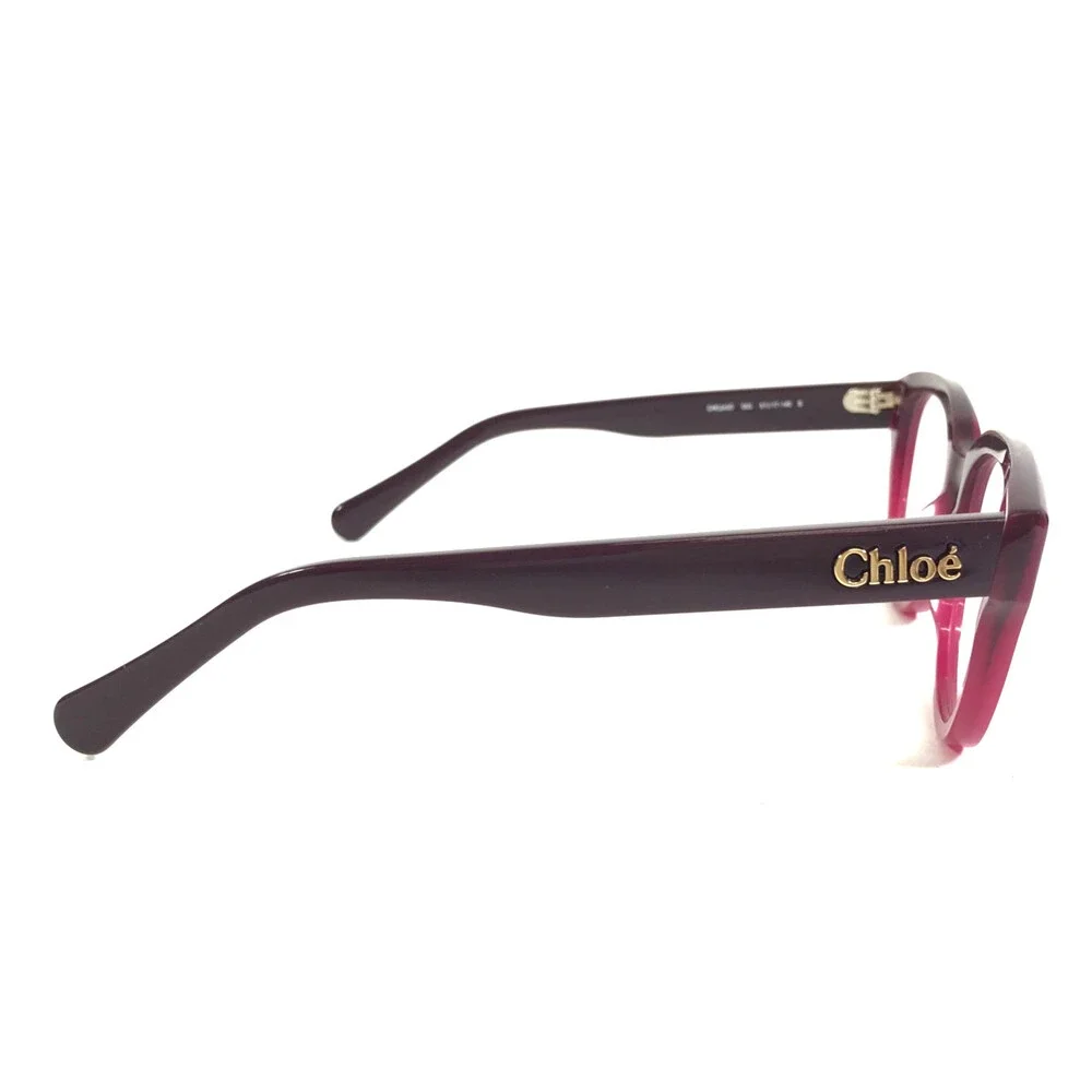 Chloe Eyeglasses Frames CH0243O 003 Gradient Purple Cat Eye Full Rim 51-17-140